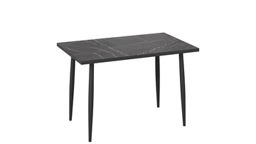 Кухонный стол Невада ДП1-02-08 (Черный мрамор/Черный матовый) в Магадане - предосмотр 1