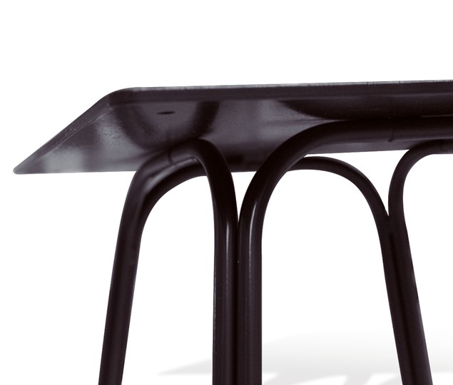 Обеденный стол SHT-TU23/H71/ТT 80 (темно-серый/палисандр) в Магадане - изображение 4