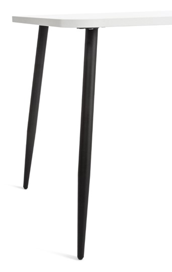 Обеденный стол PLUTO ЛДСП/металл, 120x80x77, Белый/Черный арт.19316 в Магадане - изображение 4