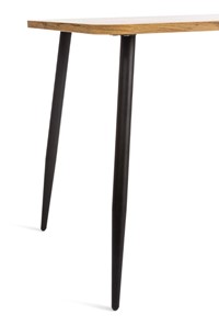 Стол обеденный PLUTO ЛДСП/металл, 120x80x77, Дуб вотан/Черный арт.19317 в Магадане - предосмотр 3
