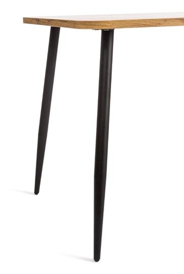 Стол обеденный PLUTO ЛДСП/металл, 120x80x77, Дуб вотан/Черный арт.19317 в Магадане - изображение 3