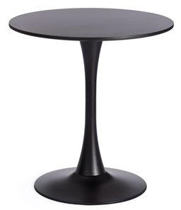 Кухонный стол TULIP 70 (mod. 46) металл/мдф, 70х70х75 Black (черный) арт.19705 в Магадане