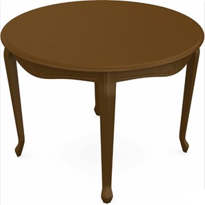 Обеденный круглый стол Кабриоль исп. Круг 1250, тон 2 (Морилка/Эмаль) в Магадане