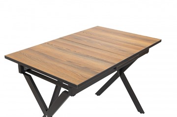 Кухонный стол Стайл № 11 (1200*800 мм.) столешница пластик, форма Флан, без механизма в Магадане - предосмотр 1