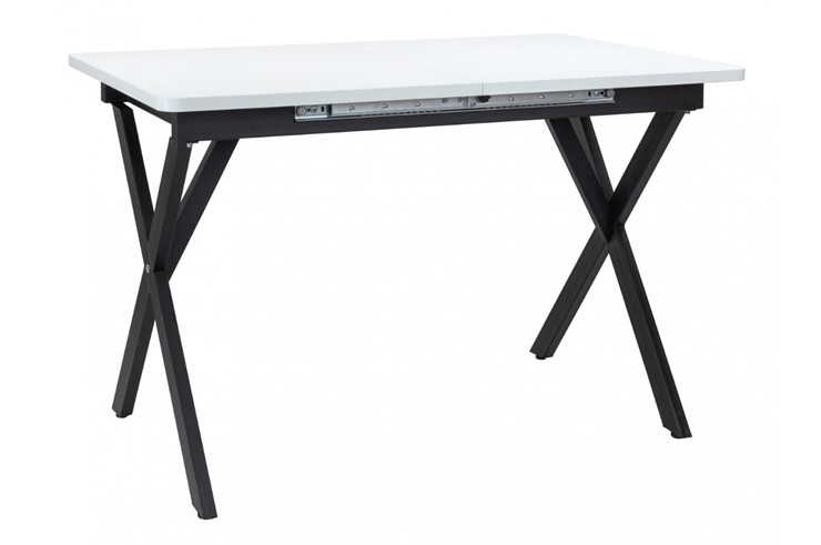 Кухонный стол Стайл № 11 (1100*700 мм.) столешница пластик, форма Флан, без механизма в Магадане - изображение 2