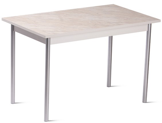 Стол для столовой, Пластик Саломе 0408/Металлик в Магадане - изображение