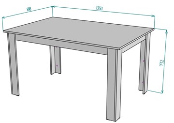 Кухонный стол T37, ДМ в Магадане - предосмотр 1