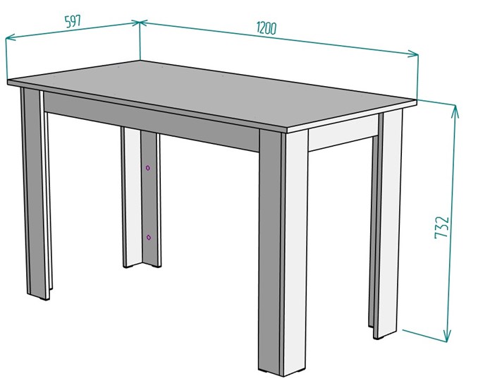 Обеденный стол T39, Венге в Магадане - изображение 1