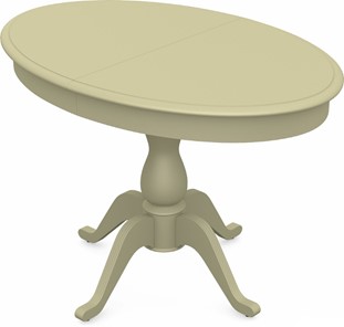 Раздвижной стол Фабрицио-1 исп. Эллипс, Тон 10 Покраска + патина с прорисовкой (на столешнице) в Магадане - предосмотр