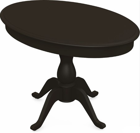 Кухонный стол раскладной Фабрицио-1 исп. Эллипс, Тон 11 Покраска + патина с прорисовкой (на столешнице) в Магадане - изображение