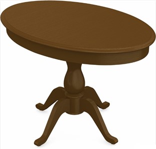 Раздвижной стол Фабрицио-1 исп. Эллипс, Тон 2 Покраска + патина с прорисовкой (на столешнице) в Магадане - предосмотр
