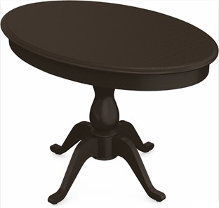 Кухонный раскладной стол Фабрицио-1 исп. Эллипс, Тон 8 Покраска + патина с прорисовкой (на столешнице) в Магадане - предосмотр