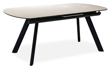 Кухонный стол раздвижной Шамони 3CQ 180х95 (Oxide Avorio/Графит) в Магадане - предосмотр