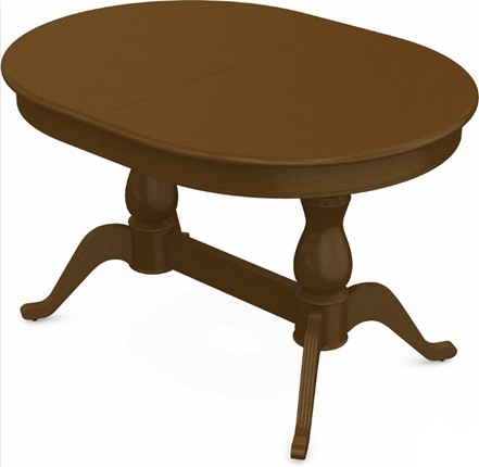 Раздвижной стол Фабрицио-2 исп. Овал 1600, Тон 2 (Морилка/Эмаль) в Магадане - изображение