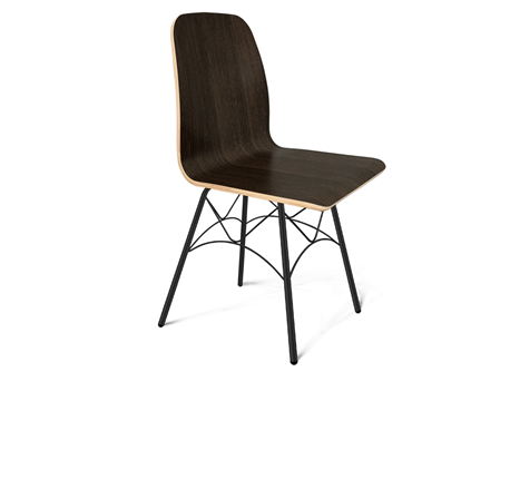 Кухонный стул SHT-ST10-1/S107 (венге/черный муар) в Магадане - изображение