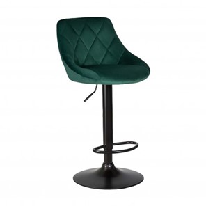 Барный стул с мягкой спинкой Престиж  WX-2397 велюр зеленый в Магадане
