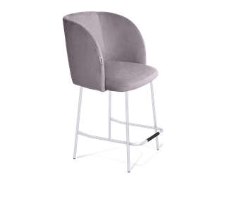 Полубарный стул SHT-ST33 / SHT-S29P-1 (сиреневая орхидея/хром лак) в Магадане