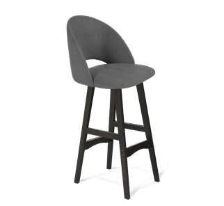 Барный стул SHT-ST34 / SHT-S65 (платиново-серый/венге) в Магадане