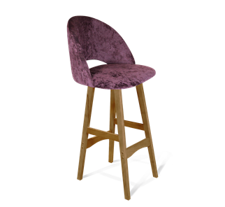 Барный стул SHT-ST34 / SHT-S65 (вишневый джем/светлый орех) в Магадане - предосмотр