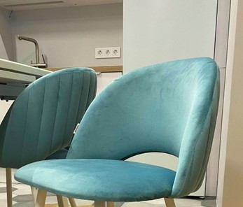Барный стул SHT-ST34-1 / SHT-S29P (голубая пастель/медный металлик) в Магадане - предосмотр 7