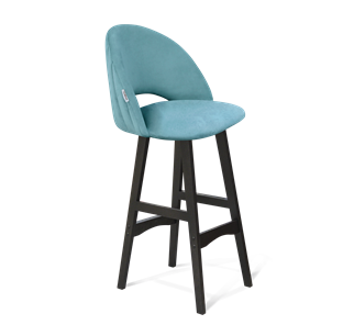 Барный стул SHT-ST34-1 / SHT-S65 (голубая пастель/венге) в Магадане - предосмотр