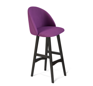 Барный стул SHT-ST35 / SHT-S65 (ягодное варенье/венге) в Магадане