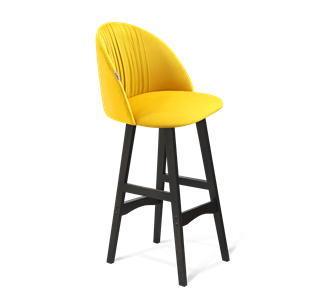 Барный стул SHT-ST35-1 / SHT-S65 (имперский жёлтый/венге) в Магадане