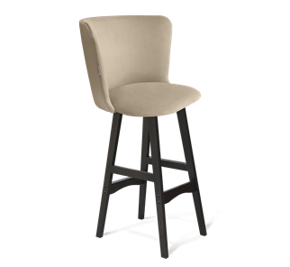 Барный стул SHT-ST36 / SHT-S65 (ванильный крем/венге) в Магадане