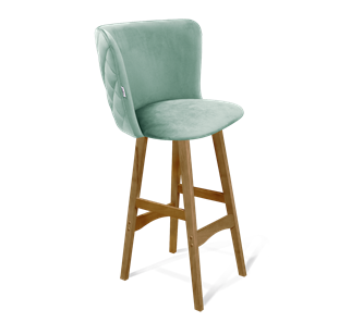 Барный стул SHT-ST36-3 / SHT-S65 (нежная мята/светлый орех) в Магадане