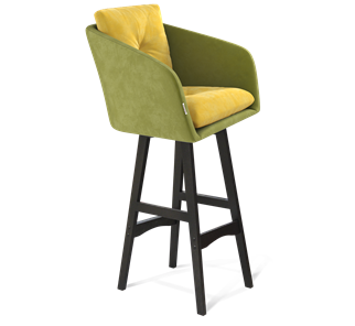 Барный стул SHT-ST43-2 / SHT-S65 (фисташковый десерт/венге) в Магадане