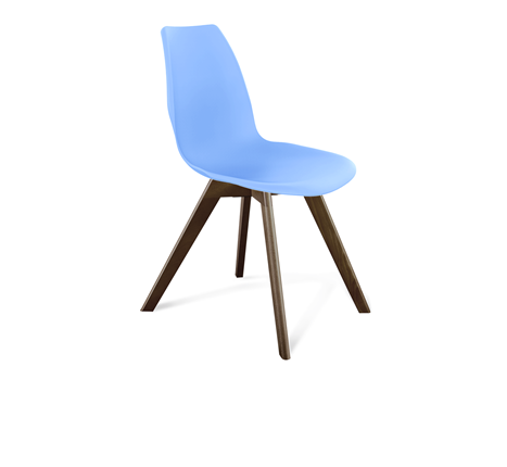 Обеденный стул SHT-ST29/S39 (голубой pan 278/темный орех) в Магадане - изображение