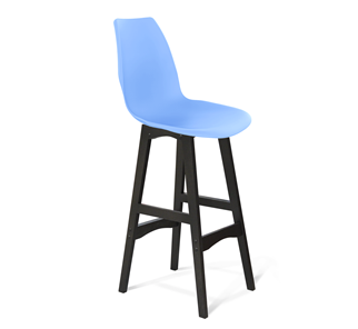 Барный стул SHT-ST29/S65 (голубой pan 278/венге) в Магадане - предосмотр