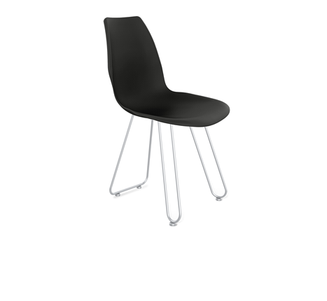 Обеденный стул SHT-ST29/S106 (черный/хром лак) в Магадане - изображение