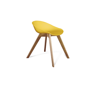 Обеденный стул SHT-ST19/S39 (желтый/светлый орех) в Магадане - предосмотр