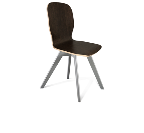 Обеденный стул SHT-ST15-1/S39 (венге/серый) в Магадане - изображение