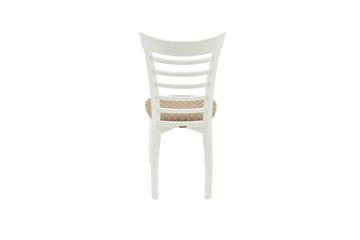Обеденный стул Бурбон (Тон 9-Эмаль белая, Призма 37-1) в Магадане - предосмотр 4