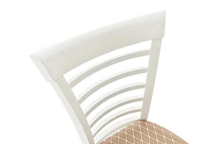 Обеденный стул Бурбон (Тон 9-Эмаль белая, Призма 37-1) в Магадане - изображение 7