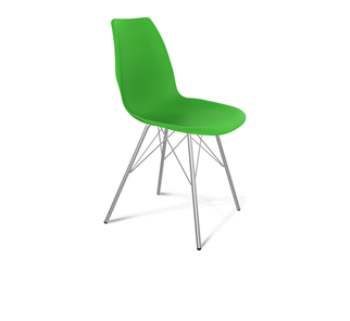 Обеденный стул SHT-ST29/S37 (зеленый ral 6018/хром лак) в Магадане
