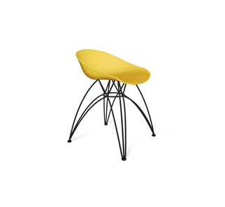 Кухонный стул SHT-ST19/S112 (желтый/черный муар) в Магадане - предосмотр
