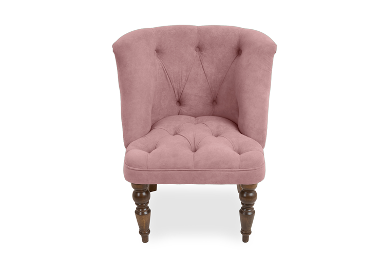 Кресло Бриджит розовый ножки коричневые в Магадане - изображение 1