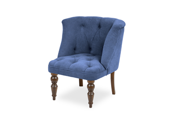 Кресло Бриджит синий ножки коричневые в Магадане - предосмотр 6