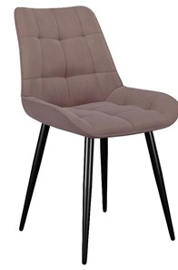 Кухонный стул 206М, микровелюр B5 latte, ножки черные в Магадане - предосмотр