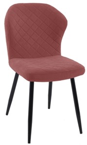 Обеденный стул 239 розовый, ножки  черные в Магадане - предосмотр