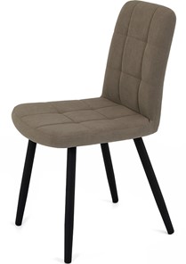 Обеденный стул Абсент NEW, ноги черные круглые XL (R32)/велюр T173 Капучино в Магадане - предосмотр