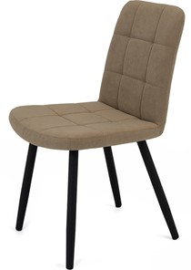 Обеденный стул Кубика Абсент NEW, ноги черные круглые XL (R32)/велюр T184 Кофе с молоком в Магадане