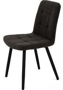 Обеденный стул Абсент NEW, ноги черные круглые XL (R32)/велюр T190 Горький шоколад в Магадане - предосмотр