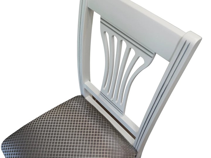 Кухонный стул Анри (белый-серебро, Атина серебро) в Магадане - изображение 2