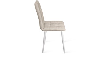 Кухонный стул Аспен К1С (Белый матовый/Микровелюр Duna Brilliant) в Магадане - предосмотр 1