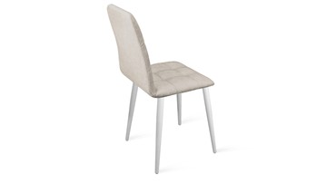Кухонный стул Аспен К1С (Белый матовый/Микровелюр Duna Brilliant) в Магадане - предосмотр 2