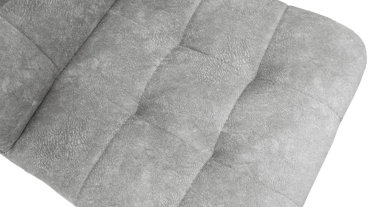 Стул Аспен К3 (Белый матовый/Микровелюр Wellmart Silver) в Магадане - изображение 4